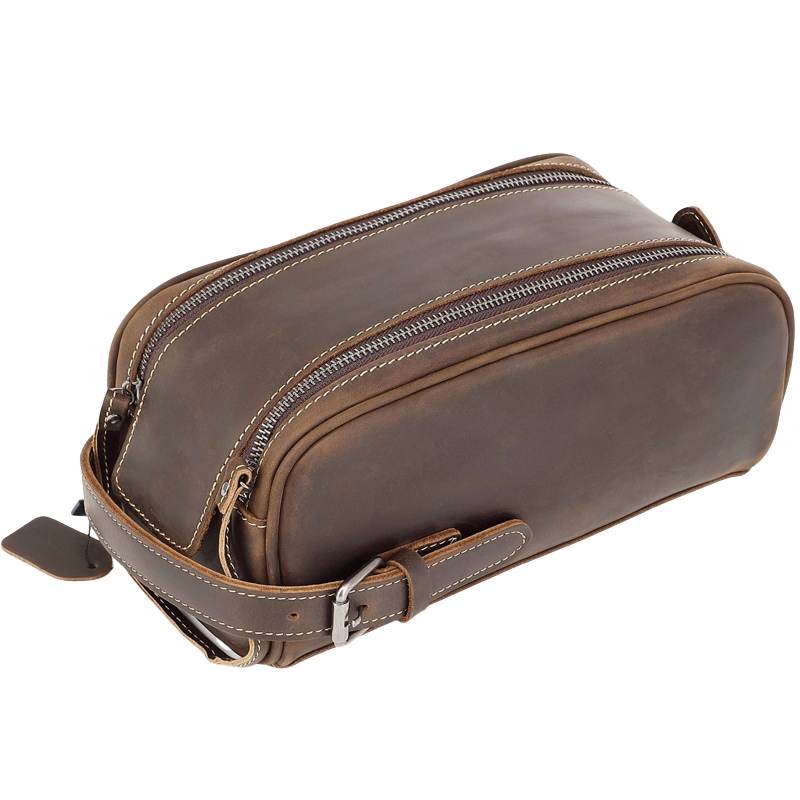 The Elvionox™ ProX Hand Bag by Camel Mountain – 2L Genuine Leather Travel Organizer