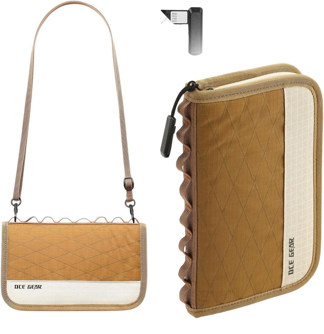 The Quorlan™ Luxe Bag by Camel Mountain – 1L, Ultra Slim Travel Organizer