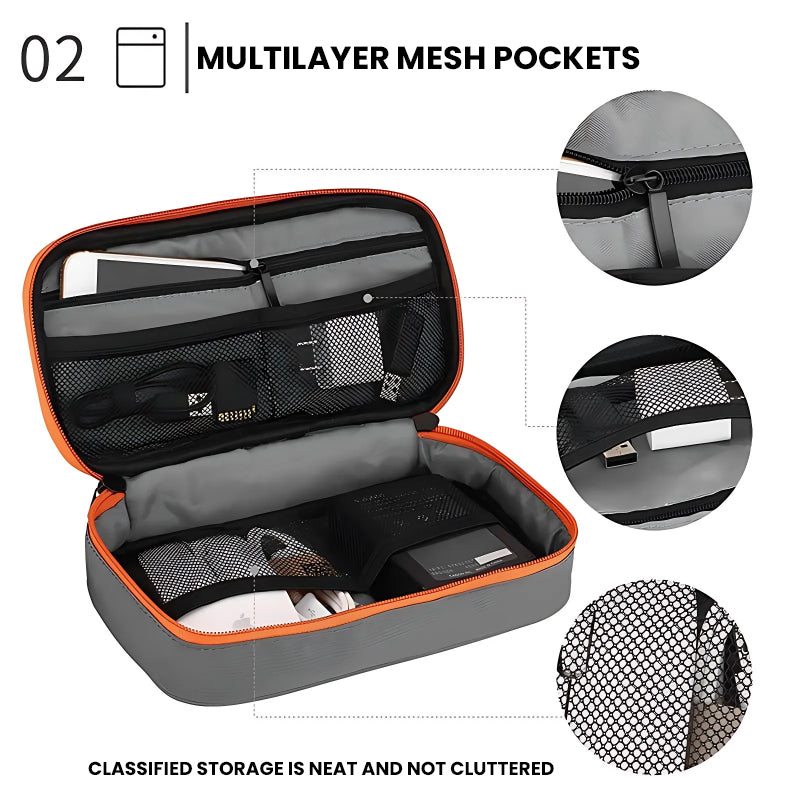 The Xyveron™ Elite Storage Bag by Camel Mountain – 1.4L Digital Travel Organizer