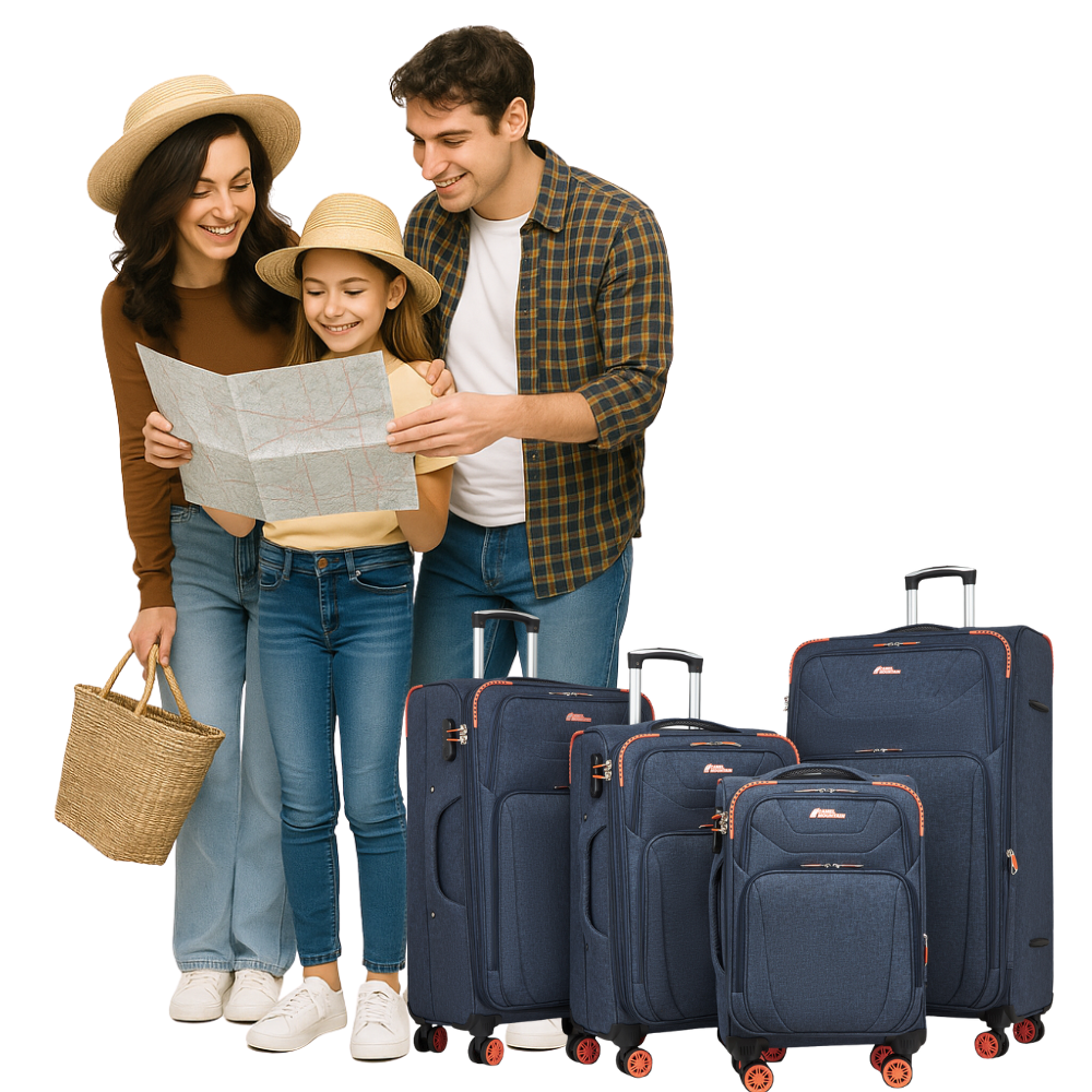 Camel Mountain® Americano Set 4 (20", 24", 28", 32") – The Ultimate All-in-One Luggage Set