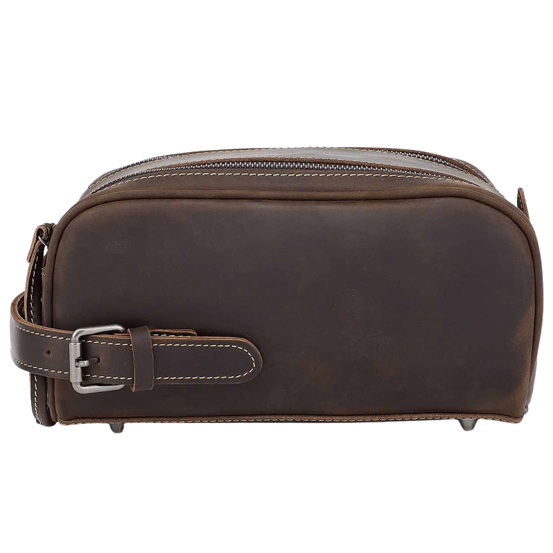 The Elvionox™ ProX Hand Bag by Camel Mountain – 2L Genuine Leather Travel Organizer