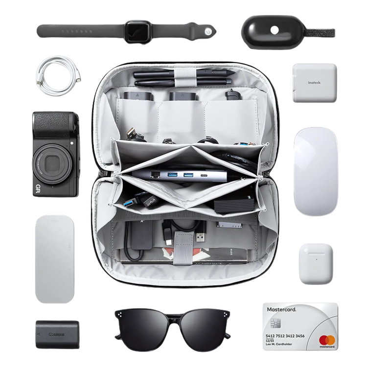 The Valenox™ Turbo Storage Bag by Camel Mountain – 2L, For Digital Accessories