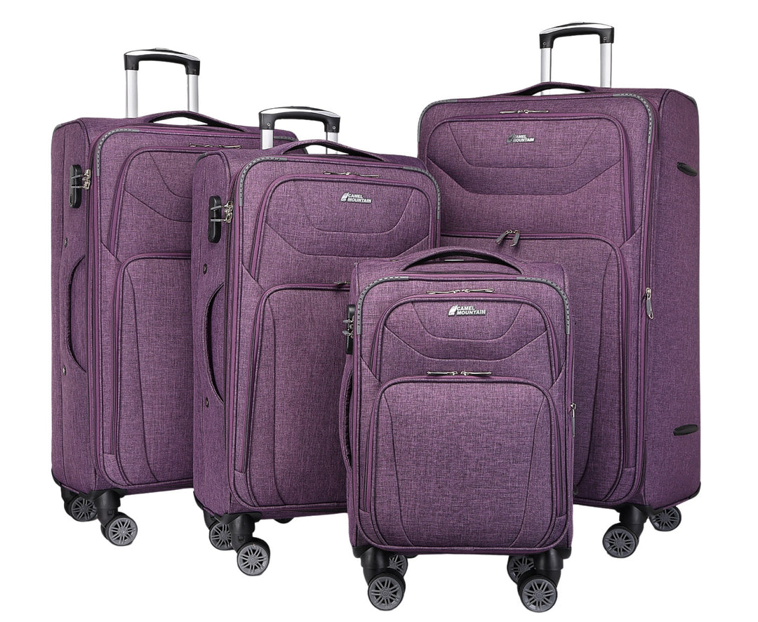 Camel Mountain® Americano Set 4 (20", 24", 28", 32") – The Ultimate All-in-One Luggage Set