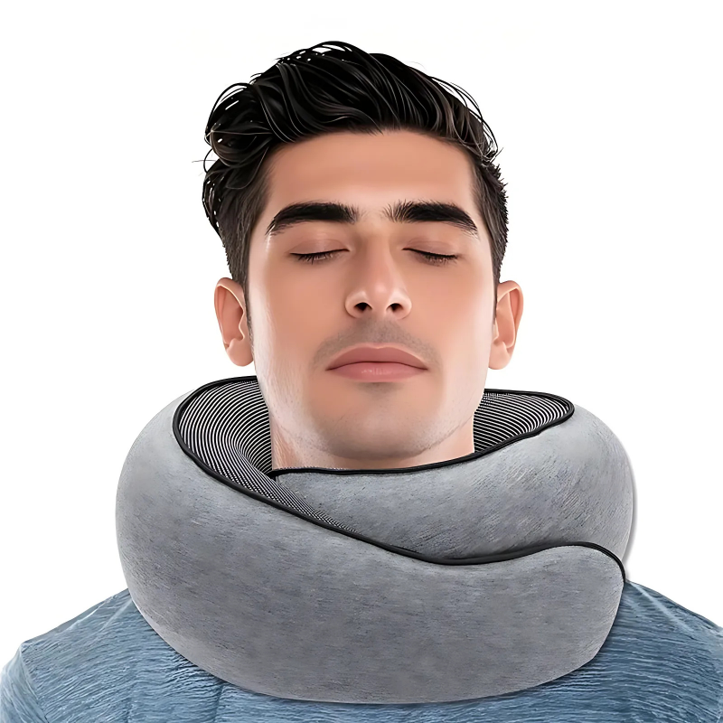 The Solatrix™ Pro Pillow by Camel Mountain - Memory Foam, 360° Neck Support