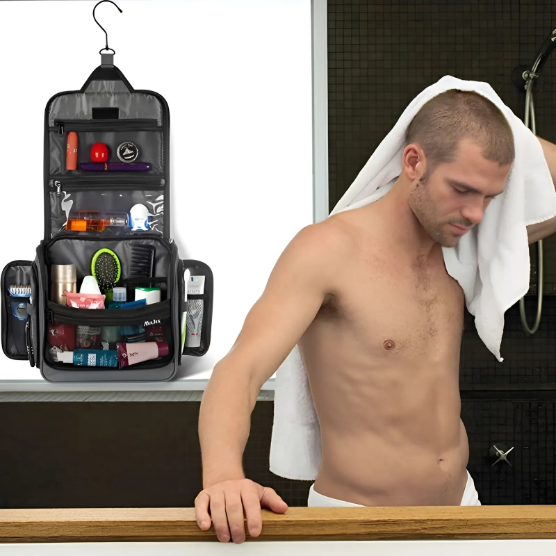 The Velcronis™ Prime Storage Bag by Camel Mountain – 4L, Waterproof Travel Organizer