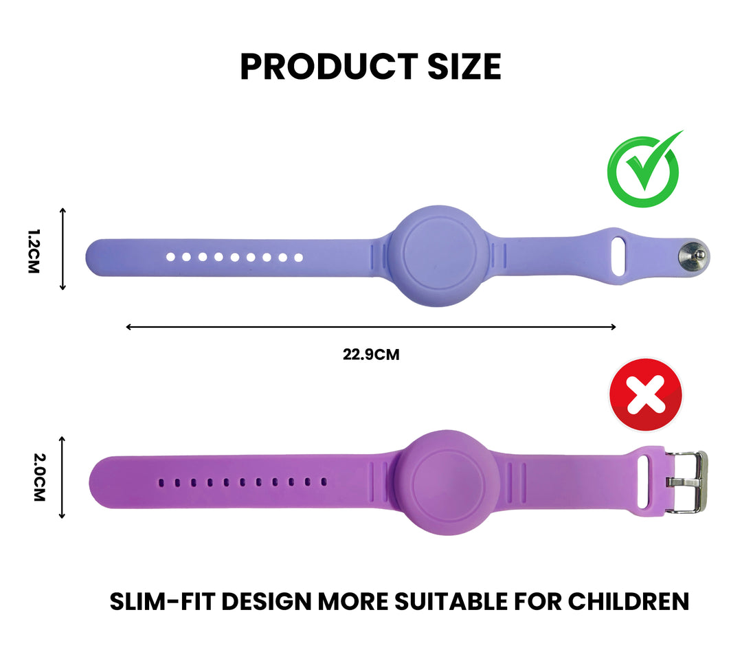 The Aetheris™ Protective Case by Camel Mountain – Waterproof AirTag Wristband for Kids & Seniors