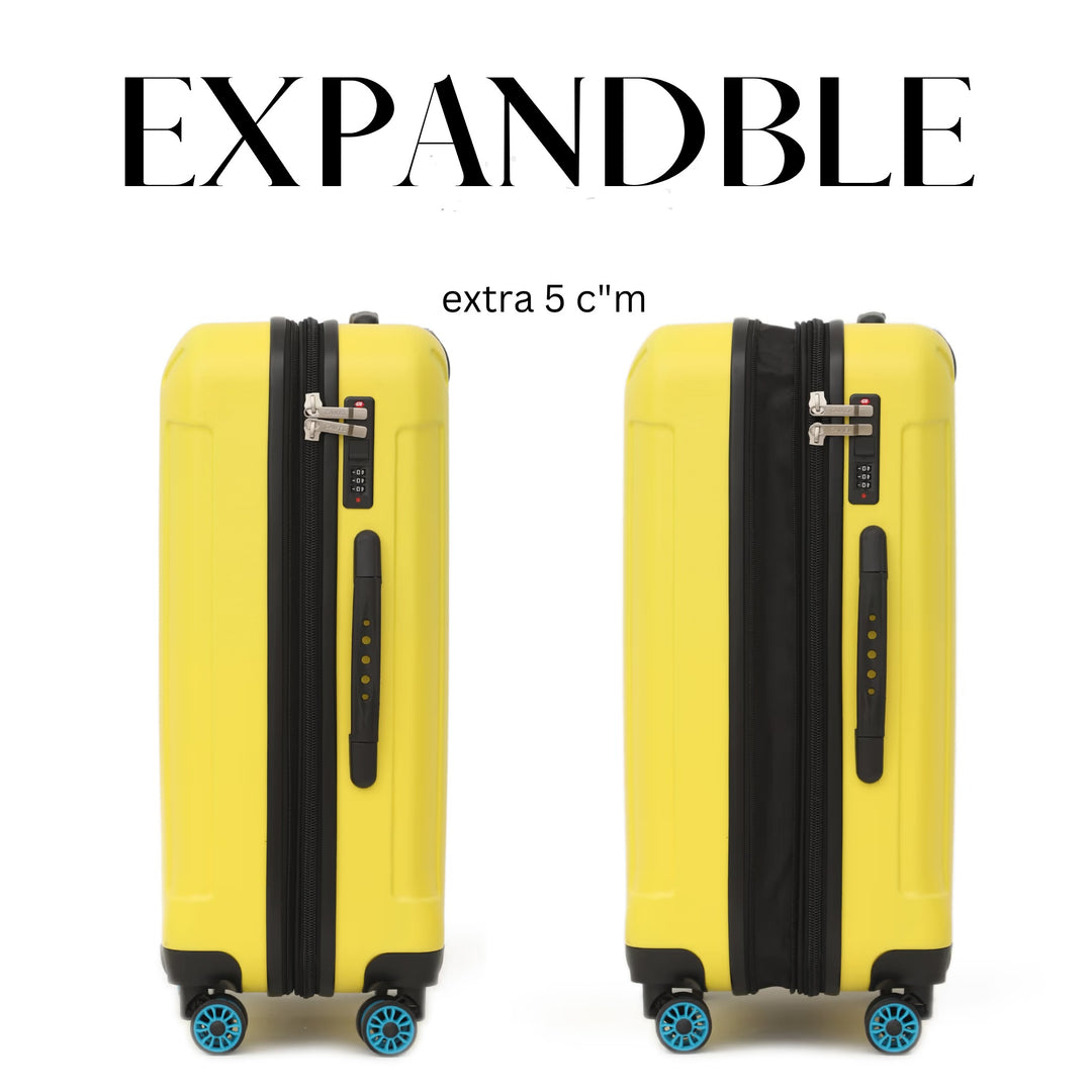 Camel Mountain®️ Miracle luggage set 4 pieces small in June large and huge Set