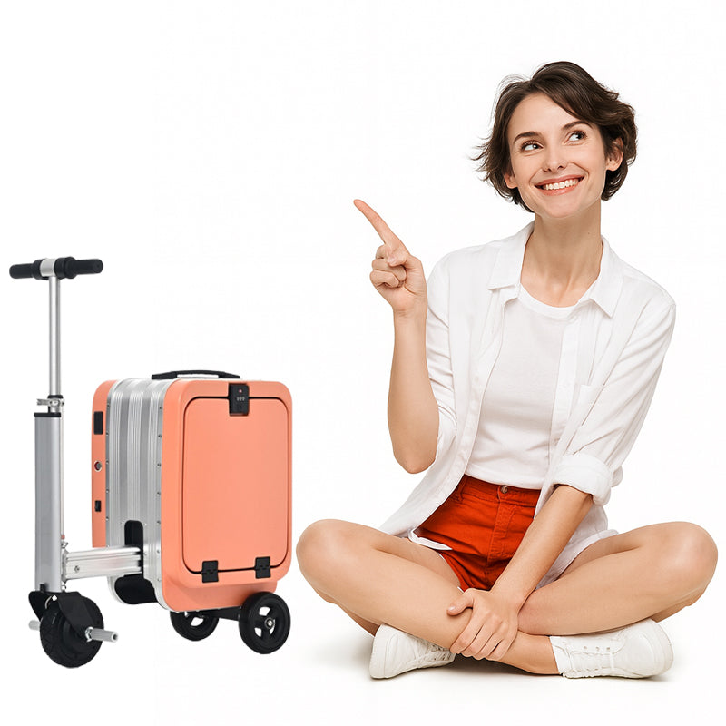 The Strenox™ Pro – Electric Ride-On Smart Luggage