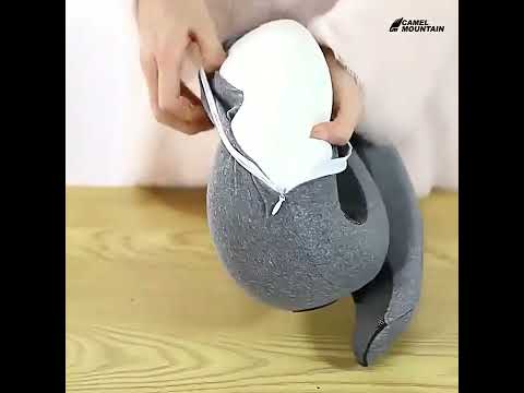 The Solatrix™ Pro Pillow by Camel Mountain - Memory Foam, 360° Neck Support