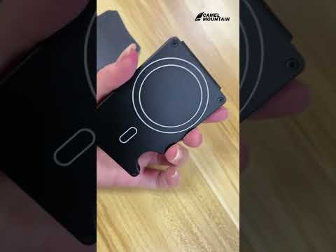 The Zynkaros™ Luxe Wallet by Camel Mountain – Ultra-Slim Magnetic RFID Wallet