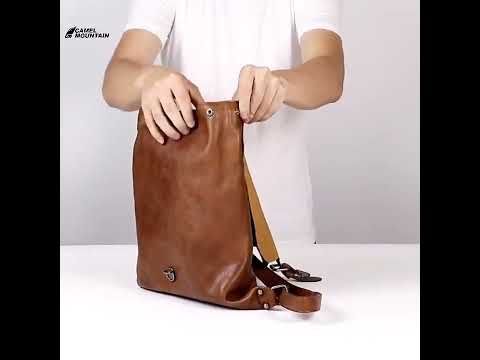 The Turbine™ Elite Backpack - Women's Genuine Leather Backpack – Camel ...