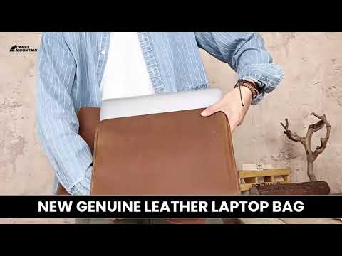 The Nyvonis™ Luxe Laptop Bag by Camel Mountain – 1L & 2L, Fits 14" & 16" Laptops