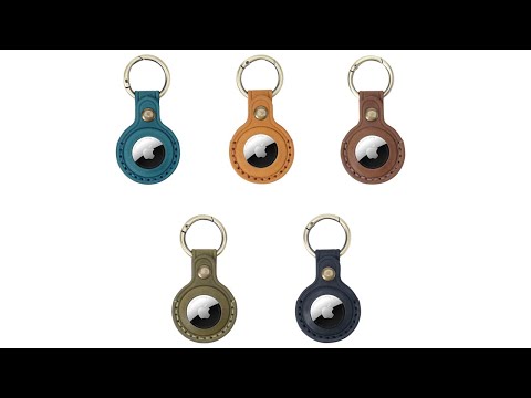 The Byzoril™ Apple AirTag Case by Camel Mountain – Ultra-Slim Leather Protection