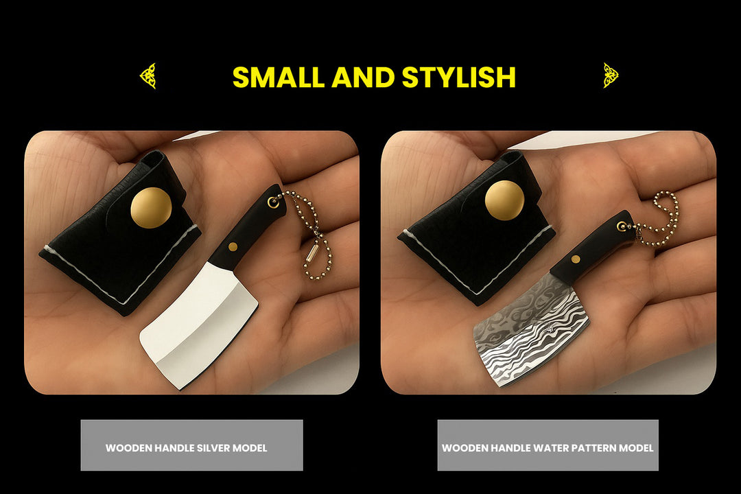 The Kyvaris™ Luxe Knife Keychain by Camel Mountain – Outdoor-Use Mini Knife Only
