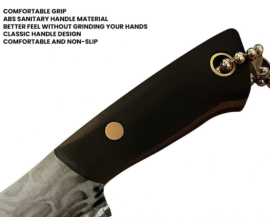 The Kyvaris™ Luxe Knife Keychain by Camel Mountain – Outdoor-Use Mini Knife Only