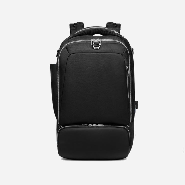 Black oxford backpack for professionals