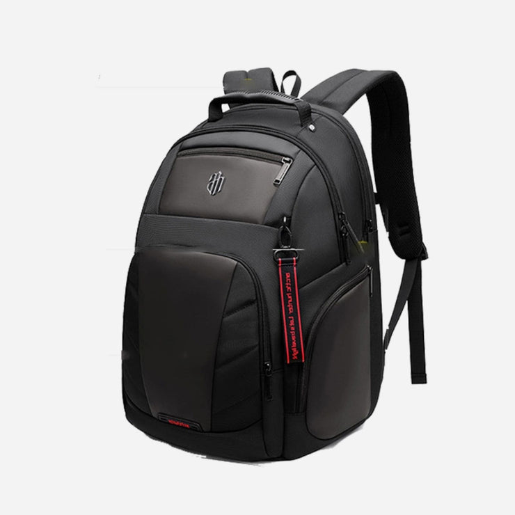black laptop business travel backpack