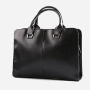 Jacques Leather business Handbag