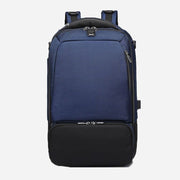 blue business backpack