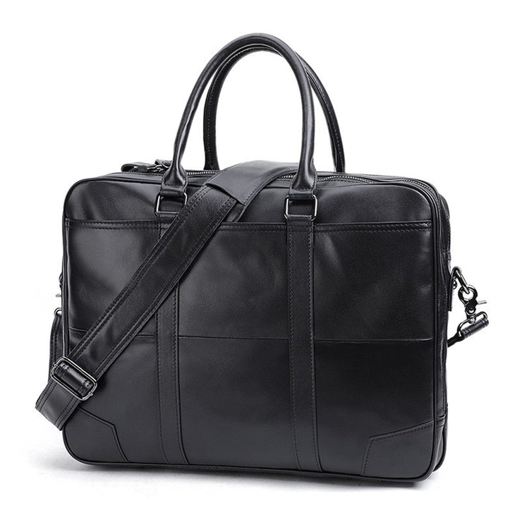  leather business Shoulder Bag