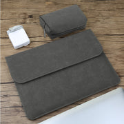GreyDilmunLaptopSleevesBagWithPouch