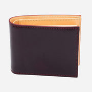 Red wallet leather