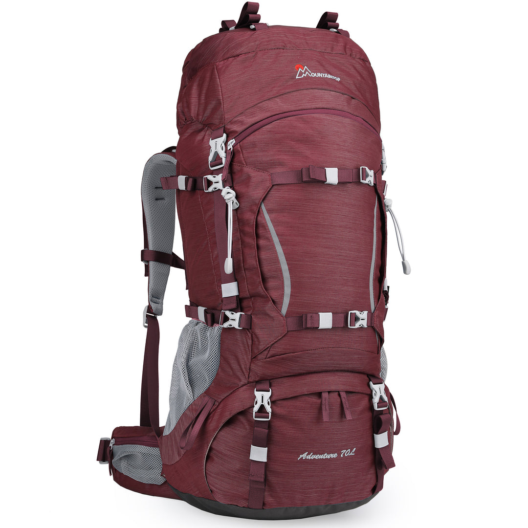 The Mountaineer 70L Hiking Camping Backpack Waterproof Backpack Blue The Mountaineer 70L Hiking Camping Backpack Waterproof Backpack Blue