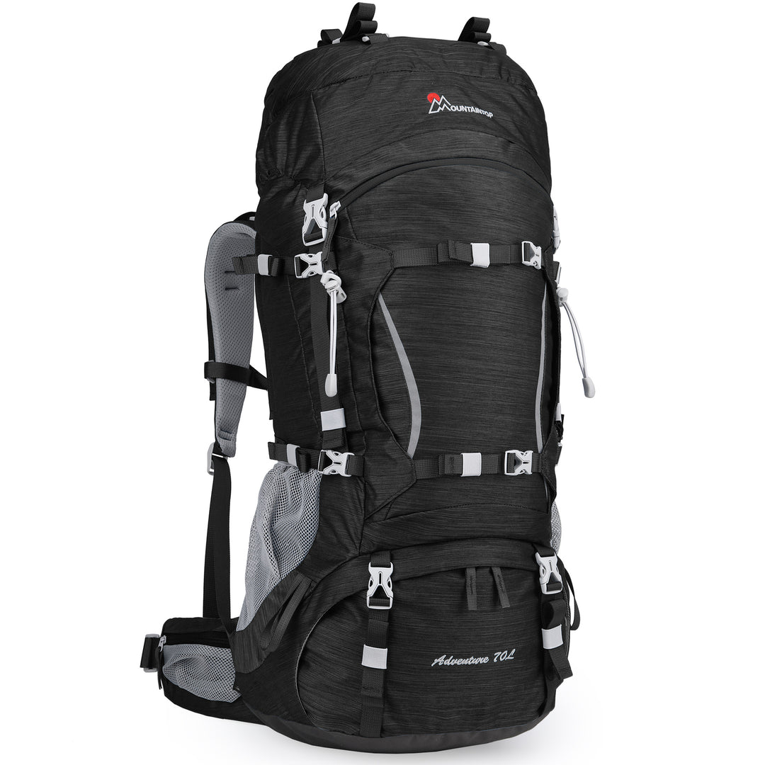 The Mountaineer 70L Hiking Camping Backpack Waterproof Backpack Camel Mountain The Mountaineer 70L Hiking Camping Backpack Waterproof Backpack Camel Mountain