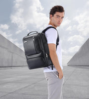 The Emerald Collection Business Laptop Leather Backpack
