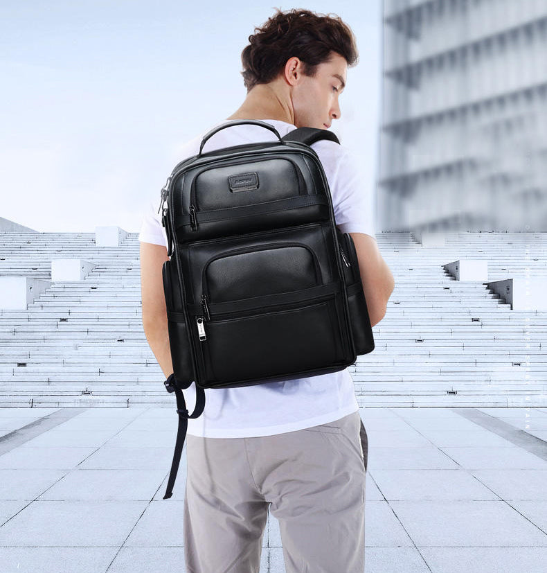 The Narcissus Luxurious Business Laptop Leather Backpack