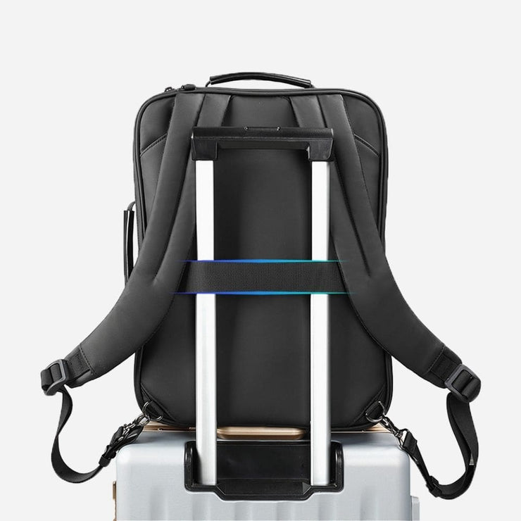 luggage strap black business travel backpack