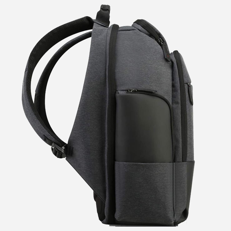Grey travel laptop backpack